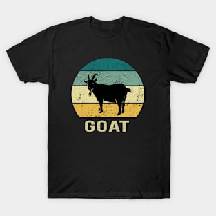 Goat At Sunset A Gift For Goats Lovers T-Shirt